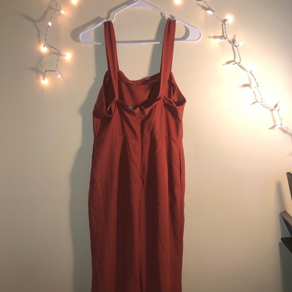 red/orange jumpsuit - Picture 2 of 3